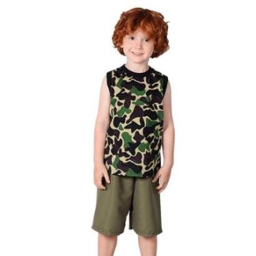 Imagem de Conjunto Regata Camuflada e Bermuda - Big Bless-Masculino