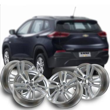 Imagem de Jogo De Rodas Liga Leve Aro 16 Prata Para Tracker 2021 Gm