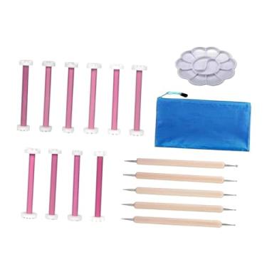 Imagem de KiBcsLic Ferramentas para Pintura de Pétalas de Flores, Kit de Ferramentas para Arte de Mandala com Pontos, Ideal para Unhas Decoradas com Flores, Cerâmica,