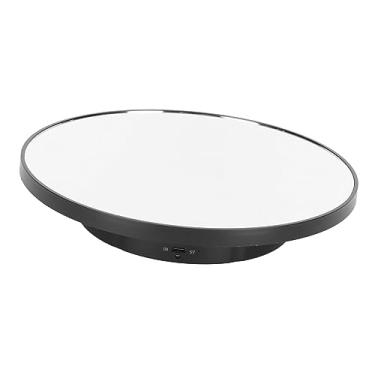 Imagem de Suporte de exibição rotativo automático 2 em 1 360 graus giratório elétrico com controle remoto para fotografia produtos e jóias