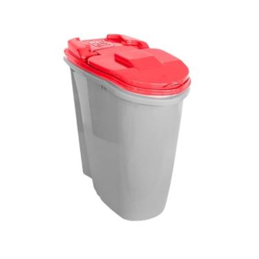 Imagem de Pote Dispenser Home Porta Ração Armazenamento Grãos Cachorro e Gato Antiformiga Vedação de Insetos(VERMELHO,8L)