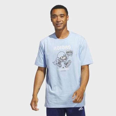 Imagem de Camiseta Adidas Tailgate Masculina, Azul, GG
