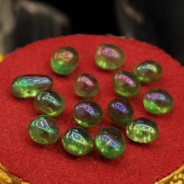 Imagem de FENNYYAR Shakyamuni Relíquia Verde Tesouros Budistas Relíquias, 3-8 mm, Adoração Budista Sariputra Relíquias de Ofertas Budistas