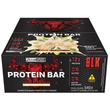 Imagem de Barra De Proteina Blk Performance 12 Unidades Protein Bar, Creme de Pi