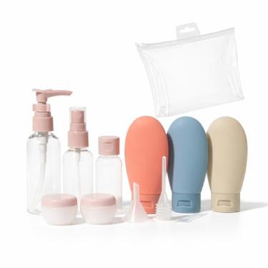 Imagem de Kit De Viagem Profissional De Frascos Recarregáveis 11 Itens | Potes, Sprays e Frascos Reutilizáveis | Ideal para Mala e Avião - Premium
