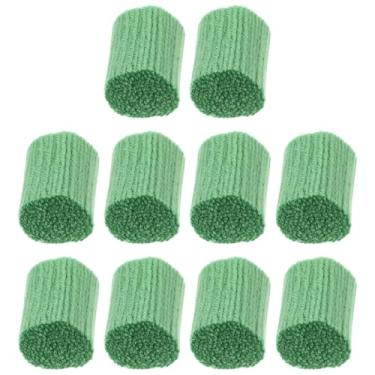 Imagem de Conjunto de 10 rolos de fio de lã para tricô e crochê com 10 rolos de fio de acrílico para artesanato de carpete feito à mão e fabricação de tapetes de tapeçaria em casa