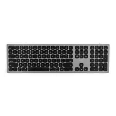 Imagem de Teclado Alumínio sem fio bt/usb Originais iPlace, Cinza