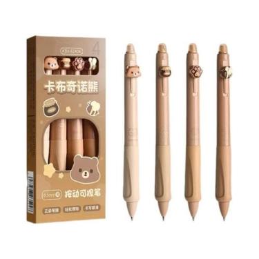 Imagem de Caneta Gel Apagável Moyi Com Botão Vertical, Design De Desenho Animado