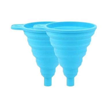 Imagem de Funil De Silicone Dobrável Para Motor De Carro, 2 Peças, Portátil Para