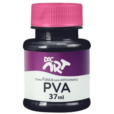 Imagem de Tinta PVA Fosca 37ML Preto DAC