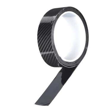 Imagem de Taruor Película Protetora de Fibra de Carbono Preta, Adesivo Antiarranhões para Porta Carro (3CM*)