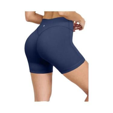 Imagem de Shorts De Yoga Femininos De Cintura Alta Respiráveis, Leggings De Corr