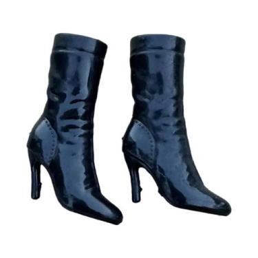 Imagem de Botas De Inverno De Salto Alto De 30cm Para Bonecas De Escala 1/6, Ace