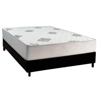 Imagem de Cama Box Casal + Colchão Ortopédico Inovaflex Comfort