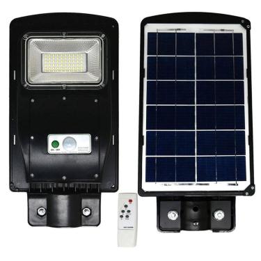 Imagem de Luminaria Solar Poste Led 50W Sensor Proximidade Controle