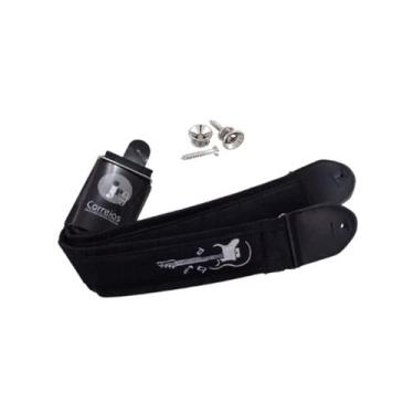 Imagem de Correia Luxo Violão Guitarra Baixo Acolchoada Desenho GUITARRA - JPG B