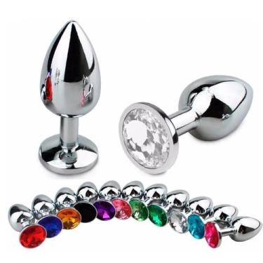 Imagem de Plug Anal em aço  Tamanhos P, M e G  Estimulação Intensa e Conforto - 