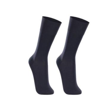 Imagem de Meia Lupo 01100 Clássica Preto, Preto, 37-44