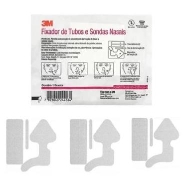 Imagem de Kit 10 Fixador De Tubo E Sonda Nasal 3M Hipoalergênico