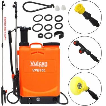 Imagem de Bomba Pulverizadora Elétrica e Manual 8A 16 Litros Vp16l8a 80psi Vulca