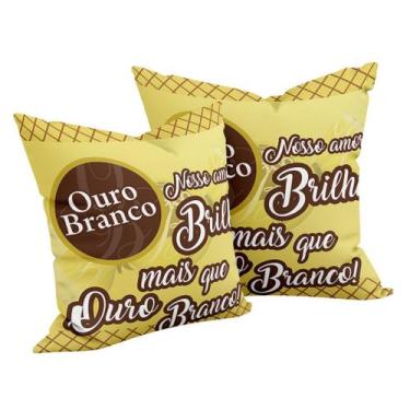 Imagem de Almofada Chocolate Páscoa Criativa Presente Surpresa Frase de Amor Dec