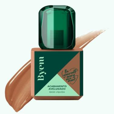 Imagem de Base Líquida Acabamento Aveludado Cor:Chocalate6 - Byem, Chocalate6