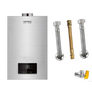 Imagem de Kit Aquecedor Komeco KO33DIPRIME 33L GN + Acess. Ligação