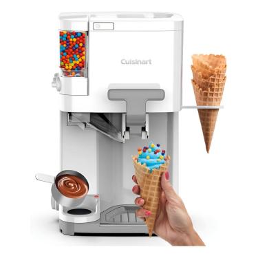 Imagem de Maquina De Sorvete Frozen Yogurt 1,5l Soft Serve - Cuisinart Branco 127v 60