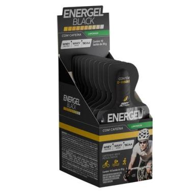 Imagem de Energel Black Cafeina Body Action Limonada 10 Unidades 30g -, Limonada