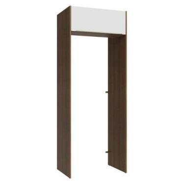 Imagem de Porta-geladeira 83 Cm 1 Porta Basculante Rustic/branco Veludo Lux Made