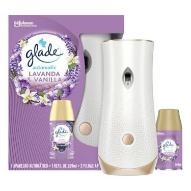 Imagem de Glade Aromatizador de Ambiente Automático, Lavanda e Baunilha, Kit Aparelho e Refil 260ml