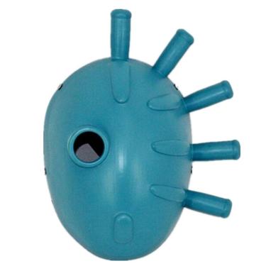 Imagem de Máscara facial completa Anime One Piece Buggy the Clown Blue PVC