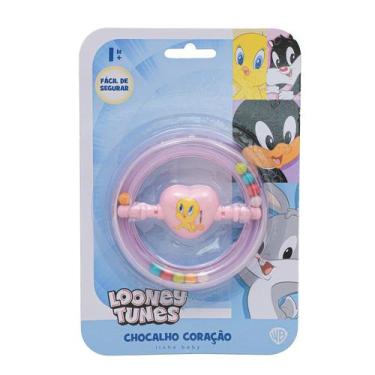 Imagem de Chocalho - Para Bebe Coracao Looney Tunes OFFICIAL BRAND COMPA - EBN K