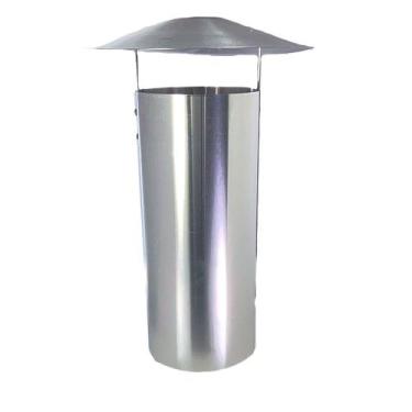 Imagem de Chapéu Chinês Reto 120 mm Alumínio Aquecedor a Gás - DISTAK, 1, 120MM