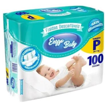 Imagem de Fraldas Descartáveis Atacado Barato Enzzo Baby Pacotão Todos os tamanh