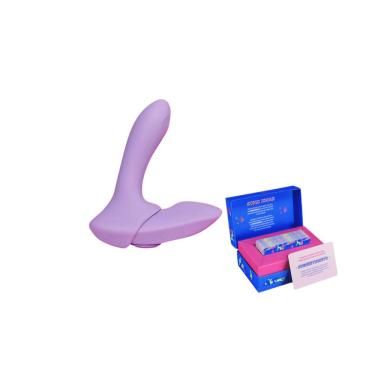 Imagem de Kit Pantynova - Fit2 Calcinha Vibratória Roxo + Vdd Ou Acao Jogo Do Tesao Para Casais