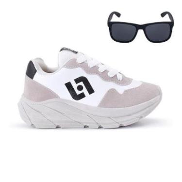 Imagem de Tenis Infantil Meninos Jogger Escolar Casual Camurça + Oculos-Masculino