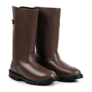 Imagem de Bota De Frio E Neve - Couro Nobre, Forrada E Impermeavel - Munique Marrom Chocolate-Feminino