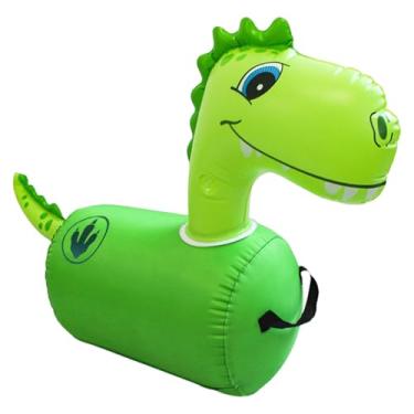 Imagem de MERIGLARE Brinquedo inflável infantil de dinossauro inflável para andar e pular, durável, PVC premium, para áreas internas, gramado, atividades e playground