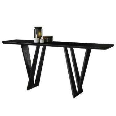 Imagem de Aparador Decorativo 180cm Shuri Preto/Ébano G13 - Gran Belo