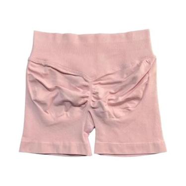Imagem de Shorts De Yoga Femininos De Cintura Alta Para Fitness E Treino, Com Ef