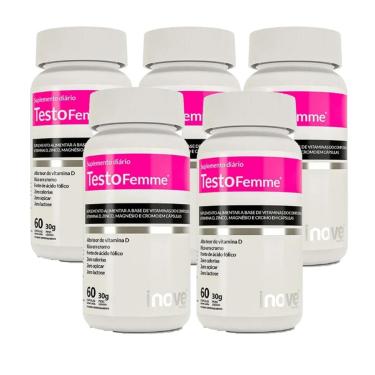 Imagem de Kit 5x TestoFemme 5x30 comp Ivone Nutrition Suplementos-Unissex