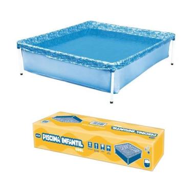 Imagem de Piscina Infantil Mor Estrutural Retangular 400 L Azul - 1000
