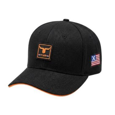 Imagem de Boné Country Agro Texas Route Aba Curvada Bandeira EUA AJustável