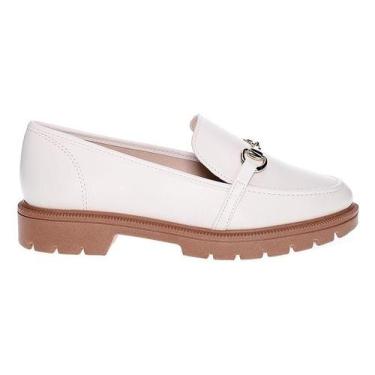 Imagem de Sapato Mocassim Beira Rio Feminino Tratorado Metalizado Conforto Origi