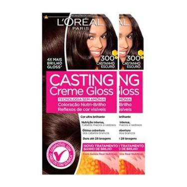 Imagem de L'Oréal Paris Coloração Casting Creme Gloss Kit - 300 Castanho Escuro Kit-Unissex