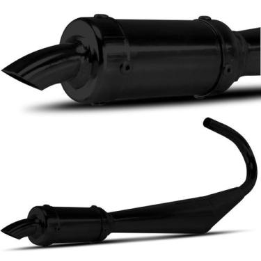 Imagem de Escapamento Pro Tork Mobilete Caloi Monark Dimensionado Esportivo, PRE