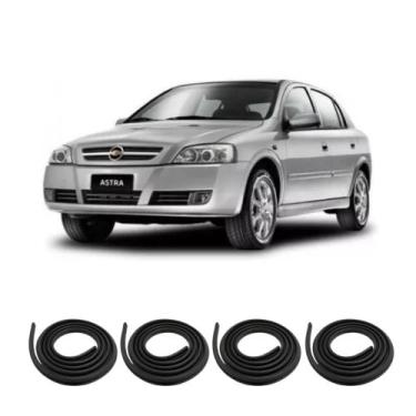 Imagem de Kit Borracha Vedação Das 4 Portas Astra 1995 à 2011 - SEM MARCA