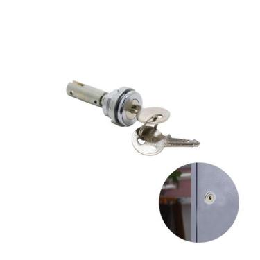 Imagem de Fechadura 309 Cromada 180 Graus Para Armários E Arquivos Stam, 309 - E