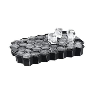 Imagem de Forma De Silicone Para Gelo De Fácil Liberação Para Uísque, Coquetéis 